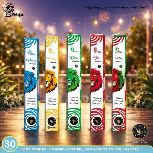 30 Cm Green Sparklers
