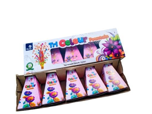 Tri Colour (Multicolour) (5 Pcs)